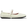 Image de Camper pour femme. K201402-007 Ballerines en cuir blanc Right Nina (39), Plat, Velcro, Casuel, Durable