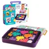 Image de Bizak Simbrix Studio 3D, Mallette de Construction avec brix 16 Couleurs, pochoirs et connecteurs, Jouet pour garçons et Filles de Plus de 5 Ans 64008005