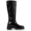 Image de Camper pour femme. K400659-001 Bottes en cuir Milah noir (39), 5 à 8 cm, Fermeture éclair, Casuel