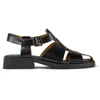 Image de Camper pour femme. K201489-001 Sandales en cuir Dana noir (40), 1 à 3 cm, Boucle, Casuel