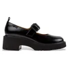 Image de Camper pour femme. K201681-001 Ballerines en cuir Milah noir (40), 3 à 5 cm, Boucle, Casuel, Classique