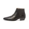Image de Neosens pour femme. 333521101003_001 Bottines en cuir S3352 noir (37), 3 à 5 cm, Fermeture éclair, Casuel