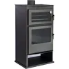 Image de Poêle à Bois avec Four Modèle MULHACEN Bûcher 11,60 KW. Inclut un plateau en acier inoxydable pour les rôtis et la grille. [Classe énergétique A]