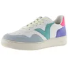 Image de Victoria Baskets Madrid Effet Cuir & Pièces Multicolores en Daim & Bout Perforé 1258269 pour Femme Azul 39