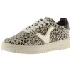 Image de Victoria Basket Basse Seul Croûte De Cuir Imprimé Animal & Logo Métallisé 1257139 pour Femme Beige 38