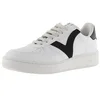 Image de Victoria Baskets Unisexe Madrid Effet Cuir & Pièces Colorées en Contraste & Bout Perforé 1258201 pour Adulte Negro 45