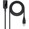 Image de Nano Cable 10.01.0211 - Câble amplifié d'extension USB 2.0,mâle-femelle,Noir,5mts