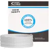 Image de Nanocable 10.20.0902 - Câble Ethernet rigide RJ45 Cat.6 FTP AWG24, Gris, 100mts