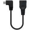 Image de Câble USB 2.0 A vers USB B NANOCABLE 10.01.3600 15 cm Prise Mâle/Prise Femelle Noir