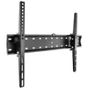 Image de TOOQ LP4270T-B - Support Mural inclinable Fixe pour Moniteur/TV/LED de 37" à 70" jusqu'à 40 kg Distance au Mur 53 mm Niveau à Bulle Inclinaison -12o Format VESA jusqu'à 600 x 400 Noir