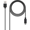 Image de NanoCable 10.01.2100 - Câble 3A USB 2.0 vers USB-C, mâle-mâle, Noir, 0.5mts