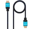 Image de NANOCABLE Cable HDMI V2.0 haut débit avec Ethernet, 4K à 60Hz, 18 Gbps, A/M-A/M, ARC 3D Ultra HD, Noir, 7.0mts