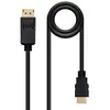 Image de Nanocable 10.15.4303 - Câble de convertisseur DisplayPort vers HDMI, DisplayPort/M-HDMI/M, noir, 3.0 m
