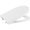 Image de Roca Meridian A8012A200B Abattant WC Supralit avec chute amortie d'origine Ajustement parfait Remplacement de l'abattant de WC robuste Blanc