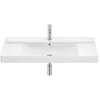 Image de Roca - Lavabo - Lavabo mural Ona en Fineceramic centré avec jeu de fixations, 1000x460 mm, blanc mat