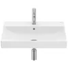 Image de Roca - Lavabo - Lavabo mural fineceramic "Ona"avec jeu de fixations 650 x 460 mm - Blanc mat -