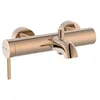 Image de ROCA A5A029ERG0 ONA Grifo Monomando Baño-Ducha Exterior con Inversor Automático Oro Rosa
