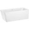 Image de Roca - Baignoires îlots - Baignoire en îlot d'angle asymétrique ONA Biplace 260L en Stonex, Angle droite avec vidage et siphon