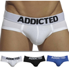 Image de Addicted Lot de 3 Slips My Basic Blanc - Noir - Royal S