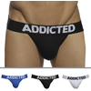Image de Addicted Lot de 3 Jock Straps My Basic Blanc - Noir - Royal XL