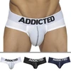 Image de Addicted Lot de 3 Slips Mesh Push Up Blanc - Bleu Marine - Noir S