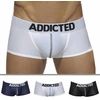 Image de Addicted Lot de 3 Boxers Courts Mesh Push Up Blanc - Bleu Marine 2XL
