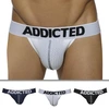 Image de Addicted Lot de 3 Jock Straps Mesh Push Up Blanc - Marine - Noir XL