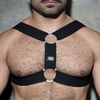 Image de AD Fetish Harnais DOUBLE RING Noir