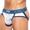 Image de ES Collection Jock Strap Open Mesh Blanc L