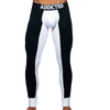 Image de Addicted Caleçon Long Combi Rib Blanc - Noir S