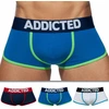 Image de Addicted Lot de 3 Boxers Second Skin Blanc - Marine - Bleu Roi XL