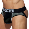 Image de Addicted Jock Strap Mini Stripes Noir - Argent L