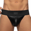 Image de AD Fetish Jock Strap Front Zip Rub Cockring Noir XL
