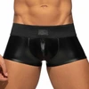 Image de AD Fetish Boxer Front and Back Zip Rub Cockring Noir 2XL