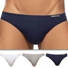 Image de Addicted Lot de 3 Slips Bikini Coton Blanc - Bleu Marine - Gris XL