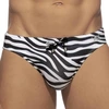 Image de Addicted Slip de Bain Zèbre 2XL