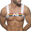 Image de Addicted Harnais AD Rainbow Blanc M/L