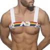 Image de Addicted Harnais AD Rainbow Blanc XL/XXL