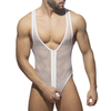 Image de AD Fetish Body ZIP MESH Blanc