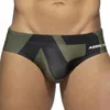 Image de Addicted Slip de Bain AD Logo Kaki XS