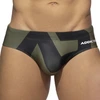 Image de Addicted Slip de Bain AD Logo Kaki S