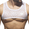 Image de Addicted Harnais Dentelle Florale Blanc XL/XXL