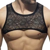 Image de Addicted Harnais Dentelle Florale Noir XL/XXL