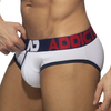 Image de Addicted Slip OPEN FLY Blanc-Marine