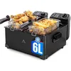 Image de Aigostar Feast - Friteuse Électrique Double Bac 6 L