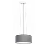 Image de Aigostar Plafonnier Textile Ø38cm Luminaire Plafonnier 2*E27 Max 60W IP20 Lampe de Plafond Convient pour le couloir, le salon, la chambre à coucher et la cuisine. Gris, Ampoule non incluse