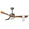 Image de GSC - Ventilateur de plafond avec télécommande Moteur 52' DC CCT réglable 3 pales Effet bois 300005037