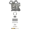 Image de AJUSA JTC11776 Kit de montage compresseur Compatible avec FIAT 500 3 portes 312 500 C Cabriolet 312 Panda III 3/5 portes 312, 319 Punto III 3/5 portes 199 500L 351, 352