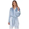 Image de ADMAS CLASSIC Robe à manches longues pour femme, bleu, L