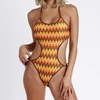 Image de Admas - Maillot de bain 1 Pièce Kamala imprimé orange 44